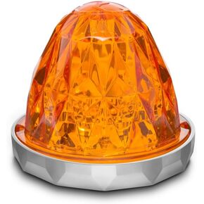 RoadWorks | Jewel Low Profile Watermelon Light Clear Lens and Amber LEDs -1 Pc. | JWL1005