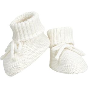 Baby Booties Newborn First Walkers Cozy Shoes Warm Knit Soft Booties for Toddler Infant Boy Girl