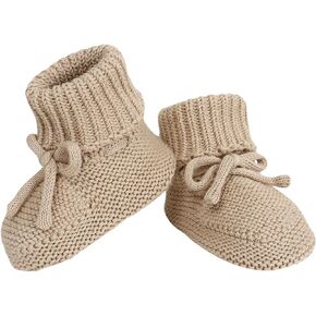 Baby Booties Newborn First Walkers Cozy Shoes Warm Knit Soft Booties for Toddler Infant Boy Girl