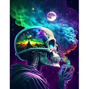 pchmcu DIY Moon Paint by Numbers Kit for Adults, Sun Acrylic Painting Kit for Home Wall Decor 16x20inch