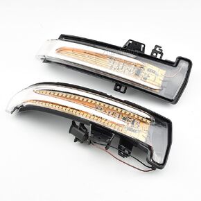 2pcs Dynamic Sequential Blink Compatible with Be-nz W204 CLA A B C E S GLA GLK CLS Class W176 W212 LED Side Mirror Turn Signal Light Assembly