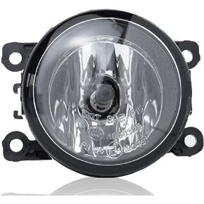 RP Remarkable Power, Fog Light Set for 2006-2014 Suzuki Grand Vitara/ SX4 4DR Sedan/Alto/Acura/HD/FD/etc 4F9Z15200AA Clear Lens w/Wiring Harness& Switch Halogen Bulbs Universal FL7116