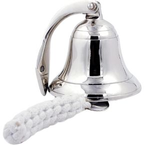 Nautical Wall Hanging Ship Bell 4", Silver Chrome in Saudi Arabia