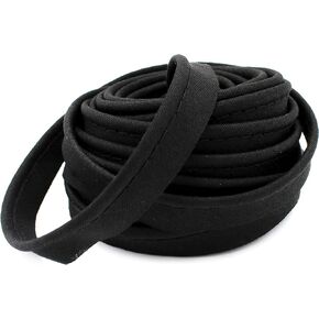 Piping Cord ~ 3/8" Piping Cord -1/8" Filler Cord BLACK (10 Yards / Pack)