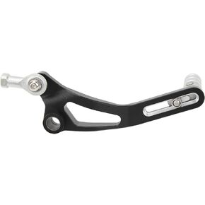 Toe Peg Shifter Pedal,KIMISS CNC Aluminum Folding Gear Shift Lever Adjustable Gear Shifter Pedal Lever Folding Toe Peg Shift Pedal for Ninja 400 Z400 (Black)