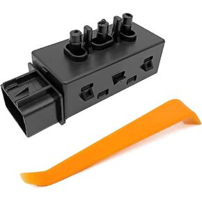 6-Way Driver Power Seat Switch, Adjust Recline Recliner Seat Switch Compatible with 2004-2013 Chevy GMC Cadillac Silverado, OEM Replaces 12451495