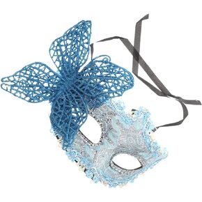 Gadpiparty Masquerade Ball Masks Butterfly Lady Party Mask for Women, Blue