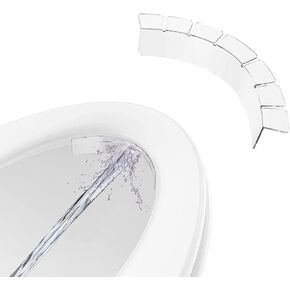 واقي رذاذ مقعد المرحاض، واقي تبول للأطفال البالغين، عاكس البول لمقعد المرحاض للتدريب على المرحاض، يمنع رذاذ التبول بين غطاء مقعد المرحاض والوعاء in Kuwait