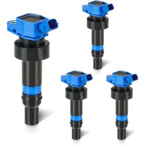 Set of 4 Ignition Coil Pack 1.6L Compatible with 2012-2020 Hyundai Accent, 2012-2017 Veloster, 2012-2019 Kia Rio Soul Replace UF652 C1803 5C1860