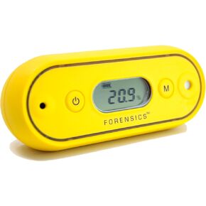 Oxygen Detector by Forensics | 2 Year Battery Life | 3 Year Sensor | USA NIST Calibration | Drop-Proof & Water-Proof | Rubber Soft-Touch | 0-30% O2 |