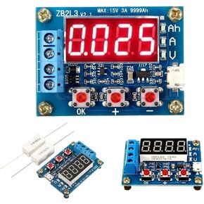 HiLetgo Battery Capacity Meter Discharge Tester Analyzer 1.5V-12V Battery Capacity Meter Discharge Tester