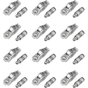 X AUTOHAUX Rocker Arm and Valve Lifter Kit 12 Pcs 3.6L Engine for ChrysIer 200 300 for Dodge Challenger Charger Durango for Ram 1500 for Jeep Wrangler Cherokee Compass 5184296AH 5184332AA