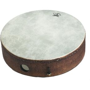 REMO Bendir, Pretuned, 16" Diameter, 3 1/2" Depth, Fabric Earth