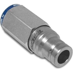 3/8" NPT Thread Flat Face Quick Connect Hydraulic Male Coupler (TL41-M) - 3/8" body size for Bobcat Skid Steer Loaders Coupling