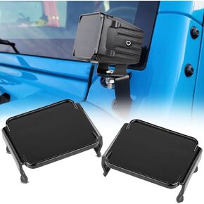 3 Inch Amber LED Pod Covers 2PCS Square LED Light Bar Covers LED Cube Covers Protective Polycarbonate Light Bar Lens Covers