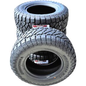 Set of 4 (FOUR) Landspider Wildtraxx R/T All-Terrain Mud Off-Road Light Truck Radial Tires-LT265/75R16 265/75/16 265/75-16 123/120S Load Range E LRE 10-Ply BSW Black Side Wall in Kuwait