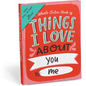 Em & Friends About You Book Fill in the Love Fill-in-the-Blank Book Gift Journal, 4.10 x 5.40-inches