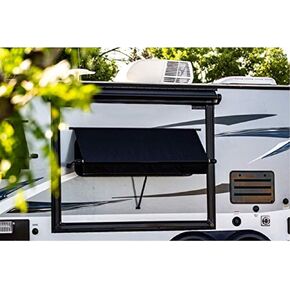 Carefree WG0454E4EB Simply Shade RV Window Awning-Black Vinyl-4.5' (54")