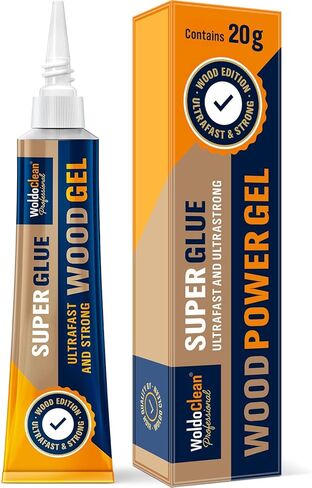 Super Glue Gel for bonding Wood, Oak, Board, Table, Chair, Furniture - Water-Resistance, withstands Exposure to Water, Sun, and Extreme temperatures in Kuwait