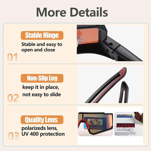 Sports Polarized Sunglasses for Men and Women, Youth Kids Baseball Softball Sunglasses for Biking, Running in Saudi Arabia