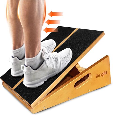 Yes4All Professional Incline Board, Slant Board Calf Stretching, Squat Wedge and Anti-Slip Surface, Portable Side Handle in Kuwait