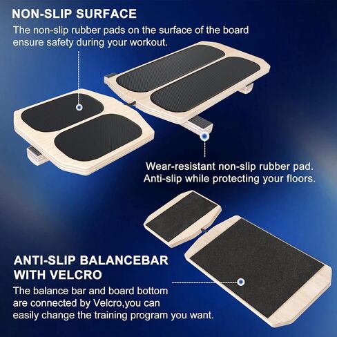 2 Pack Ankle Strengthener Balance Board, Foot Strengthener Trainer, Ankle Exerciser for Stability Training, Physical Therapy, Plantar Fasciitis Relief, Posture Correction, Balance Training in Saudi Arabia