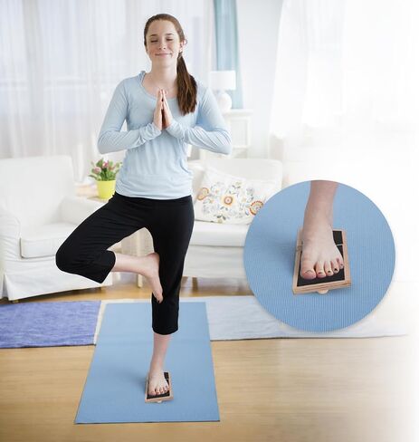 Balance Board for Ankle Foot Single Leg Ankle Foot Strengthener Exerciser for Sprained Plantar Fasciitis Physical Therapy in Saudi Arabia