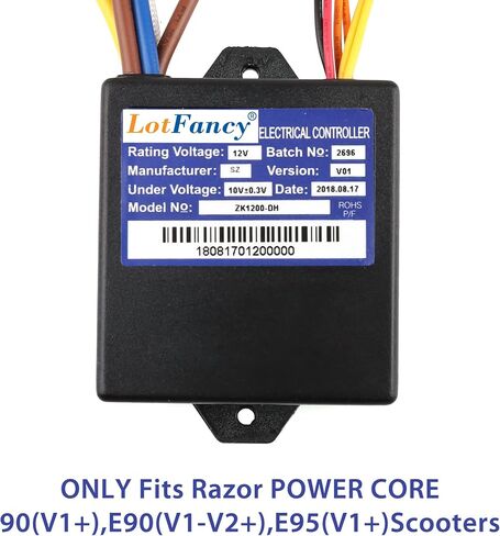وحدة تحكم LotFancy 12 فولت مع 7 موصلات لماكينة الحلاقة Power Core 90(V1+)، E90(V1 - V2+)، E95(V1+)، رقم الموديل: ZK1200-DH in Saudi Arabia