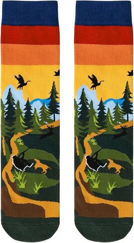 Funny Socks Mens Fun Crazy Novelty Socks Gift for Men Dad Son in Saudi Arabia
