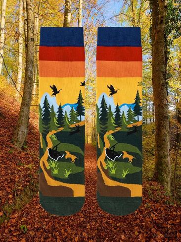 Funny Socks Mens Fun Crazy Novelty Socks Gift for Men Dad Son in Saudi Arabia