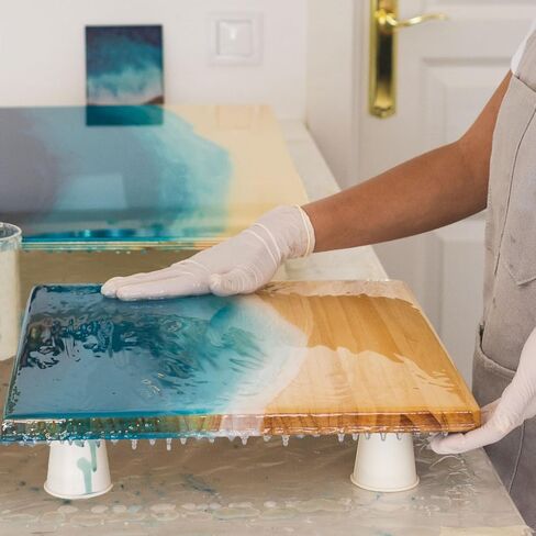 Unfinished Wood Canvas Boards with 3/4" Cradle, Wood Panels for Crafting and Painting | 8"x10" | 4 pack in Saudi Arabia
