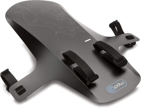 Portland Design Works Portland Desing Works | Mud Shovel 6.5 Fat Bike Fork Fender, Black Topo (373) in Saudi Arabia