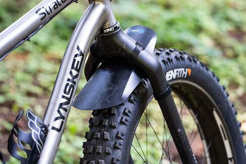 Portland Design Works Portland Desing Works | Mud Shovel 6.5 Fat Bike Fork Fender, Black Topo (373) in Saudi Arabia