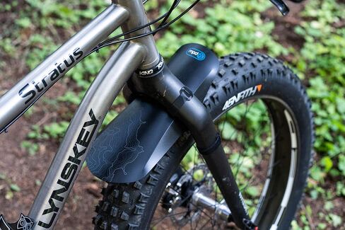 Portland Design Works Portland Desing Works | Mud Shovel 6.5 Fat Bike Fork Fender, Black Topo (373) in Saudi Arabia