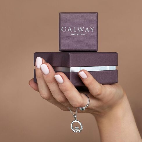 سوار كلاداغ من الفضة الإسترلينية والذهبية عيار 925 من GALWAY - مجوهرات أيرلندية مضادة للحساسية وهدية للنساء in Saudi Arabia