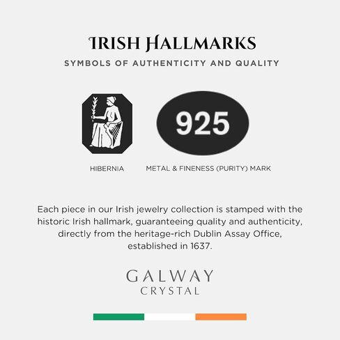 سوار كلاداغ من الفضة الإسترلينية والذهبية عيار 925 من GALWAY - مجوهرات أيرلندية مضادة للحساسية وهدية للنساء in Saudi Arabia