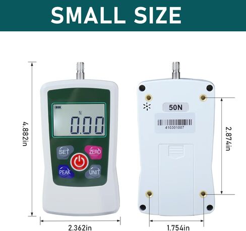 مقياس القوة الرقمي، مقياس القوة المحمول، مقياس القوة المحمول مع وحدات N/LB/Kg/Oz، شاشة LCD بإضاءة خلفية تلقائية، لاختبارات تدمير قوة قابس الحمل والضغط في المختبر (50N) in Kuwait