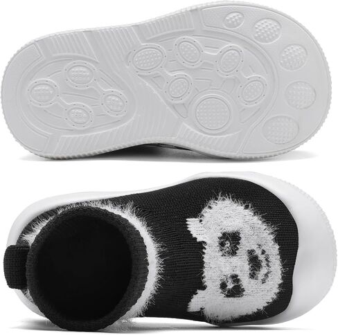 Baby Sock Shoes Toddler Walking Shoes Baby Boys Girls Breathable Soft Slip On Slippers Infant Non-Slip Sneakers in Saudi Arabia