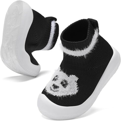 Baby Sock Shoes Toddler Walking Shoes Baby Boys Girls Breathable Soft Slip On Slippers Infant Non-Slip Sneakers in Saudi Arabia