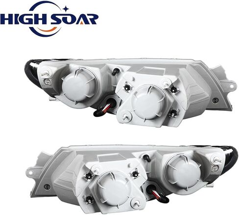 Headlights DRL for International Harvester 3200 3300 4100 SBA 4200 4300 4400LP 4400 4900 8500 TranStar 8600 Truck, Headlight Assembly 2002-2018 Headlamp Replacement Left and Right(A Pair) in Saudi Arabia