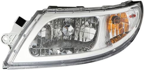 Headlights DRL for International Harvester 3200 3300 4100 SBA 4200 4300 4400LP 4400 4900 8500 TranStar 8600 Truck, Headlight Assembly 2002-2018 Headlamp Replacement Left and Right(A Pair) in Saudi Arabia