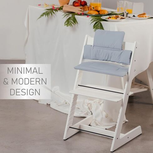 وسادة متوافقة مع Stokke Tripp Trapp - وسادة مقعد ناعمة مقاومة للماء للرضع والرضع والأطفال الصغار - ملحقات الكراسي العالية، سهلة التركيب والتنظيف - Dreamy Sky in Saudi Arabia