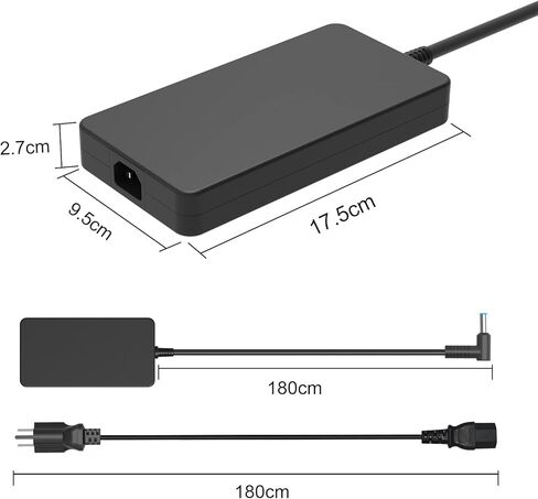 MiliPow 200W Replacement Power Supply Laptop AC Adapter Compatible with HP Pavilion Gaming 15 17 Envy 15 17,Hp ZBook G3 G4 G5 G6 G7 15 15t 17 17t, ADP-200HB B L00818-850 TPN-DA10 Power Supply in Kuwait