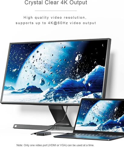 محول متعدد المنافذ لمحطة إرساء محور السفر USB-C مع VGA وUSB 3.2 GEN 2 وUSB-C وEthernet ومنافذ HDMI المتوافقة مع أجهزة الكمبيوتر المحمولة Surface وSurface Books وSurface Pro X/7/8/9 مع منفذ USB-C in Kuwait