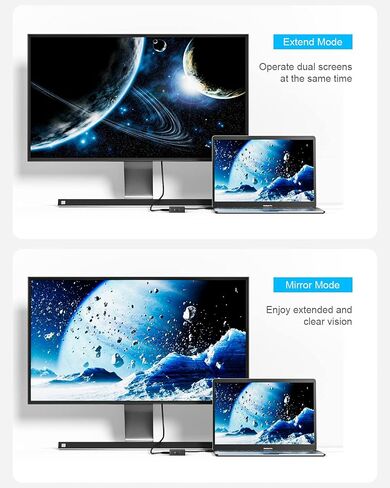 محول متعدد المنافذ لمحطة إرساء محور السفر USB-C مع VGA وUSB 3.2 GEN 2 وUSB-C وEthernet ومنافذ HDMI المتوافقة مع أجهزة الكمبيوتر المحمولة Surface وSurface Books وSurface Pro X/7/8/9 مع منفذ USB-C in Kuwait