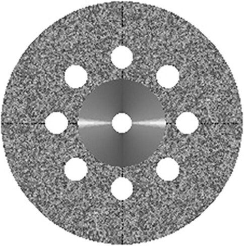 أقراص VAL-Lab 335.524.220/UM الماسية، جودة ممتازة، شبه مرنة، مزدوجة الجوانب/غير مثبتة، مقاس 22 مم، سمك 0.50 مم، 100 ميكرومتر، حبيبات خشنة، عبوة من قطعتين in Kuwait