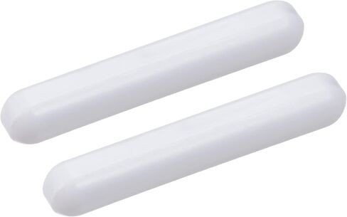 MECCANIXITY Magnetic Stirrer Mixer Stir Bar Rod 50mm(1.97") Cylinder Shape PTFE Coating Magnet White for Laboratory Pack of 2 in Saudi Arabia