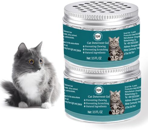 خرز جل رادع للقطط برائحة الحمضيات في الأماكن المغلقة، قطعتان من رادع القطط في الأماكن المغلقة للقطط والقطط، مساعد تدريب رادع للخدش للأثاث والأرائك والسجاد والستائر والنباتات، مناسب لجميع القطط in Kuwait