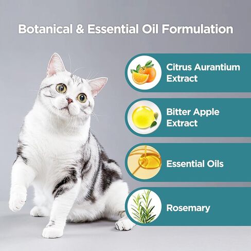 خرز جل رادع للقطط برائحة الحمضيات في الأماكن المغلقة، قطعتان من رادع القطط في الأماكن المغلقة للقطط والقطط، مساعد تدريب رادع للخدش للأثاث والأرائك والسجاد والستائر والنباتات، مناسب لجميع القطط in Kuwait