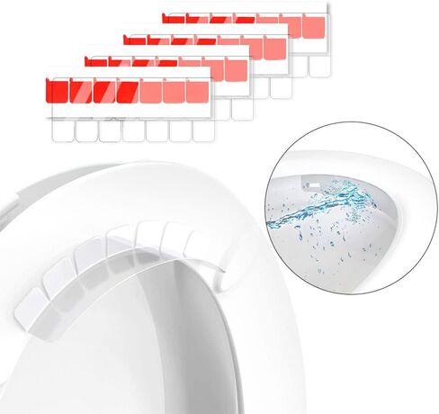 واقي رذاذ مقعد المرحاض، واقي تبول للأطفال البالغين، عاكس البول لمقعد المرحاض للتدريب على المرحاض، يمنع رذاذ التبول بين غطاء مقعد المرحاض والوعاء in Kuwait